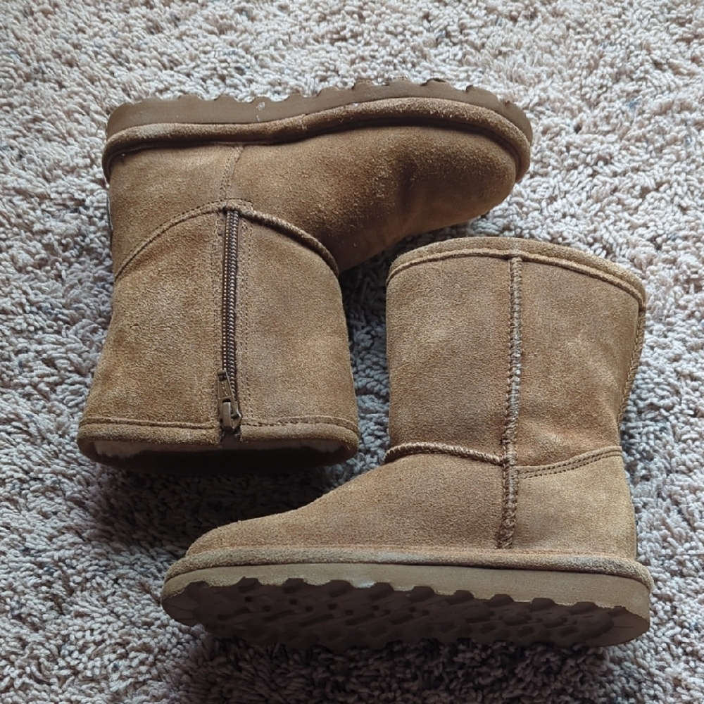 BearPaw Kids Brown Suede Boots